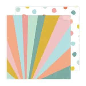 Heidi Swapp Sun Chaser Double-Sided Cardstock 12"X12" - Sunburst
