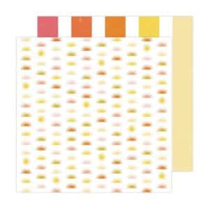 Heidi Swapp Sun Chaser Double-Sided Cardstock 12"X12" - Sunshine