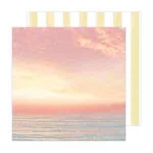 Heidi Swapp Sun Chaser Double-Sided Cardstock 12"X12" - Ocean Tide