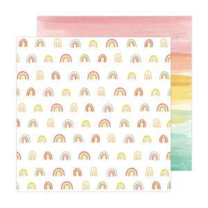 Heidi Swapp Sun Chaser Double-Sided Cardstock 12"X12" - Happy Days