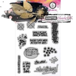 Art By Marlene Essentials Cling Stamp - Mixed Media Play