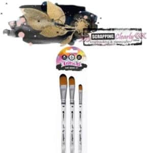 Art By Marlene Soft Nylon Brushes 3/Pkg - Filbert Brush