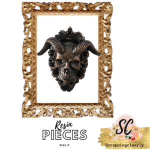 Devil Skull Door Knob Resin  - 1 Piece