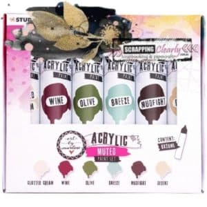 Art By Marlene Acrylic Paint Set 28ml 6/Pkg  - Muted