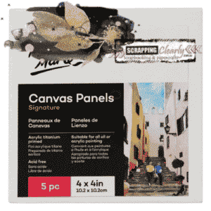 Mont Marte Signature Canvas Panel 4" x 4" - 10.2 x 10.2cm - 5pc