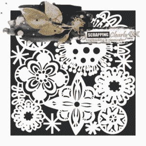 The Crafter's Workshop - 6 x 6 Stencils - Festive Flowers
