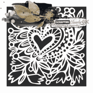 The Crafter's Workshop - 6 x 6 Stencils - Botanical Heart