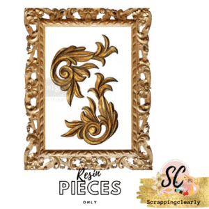 Antique Scrolls Resin - 2 pcs