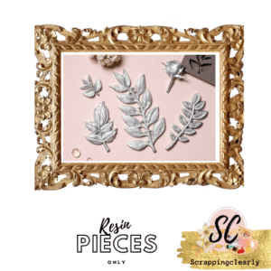 Leafy Blossoms Resin - 5 Pcs