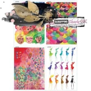 Jane Davenport Bright Days Collage Paper - 8 x12