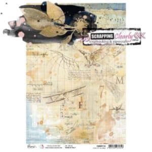 Ciao Bella Rice Paper Sheet A4 - Flight of the Birds
