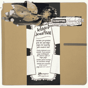 Dyan Reaveley's Dylusions Square Ledger Journal 8.625X8.625"