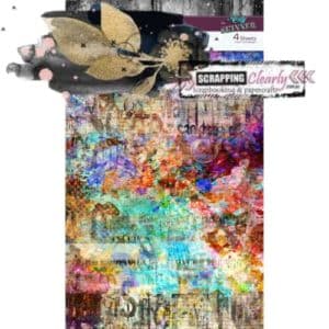 Creative Expressions Abstract Illusion 8"X12" Rice Paper By Andy Skinner