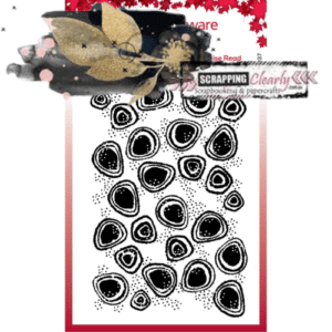 Woodware Clear Stamp 3.8"X2.6" - Spot Background