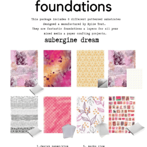 LUCKYfindings Foundations - aubergine dream