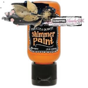 Dylusions Shimmer paint - Squeezed Orange