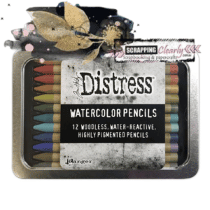 Tim Holtz Distress Watercolor Pencils 12/Pkg - Set 3