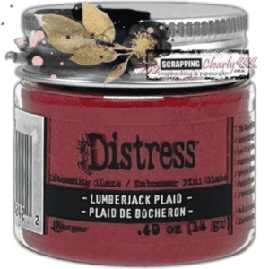 Tim Holtz Distress Embossing Glaze - Lumberjack Plaid