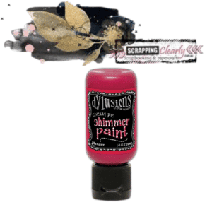Dylusions Shimmer Paint 1oz - Cherry Pie