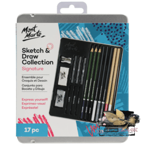 Mont Marte Signature Sketching Mixed Media Set 17pc