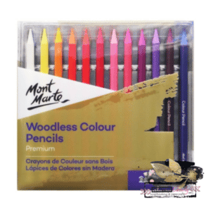 Mont Marte Premium Pencil Set - Woodless Colour Pencils 24pc