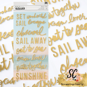 Heidi Swapp Set Sail Phrase - Thickers Stickers 66/Pkg