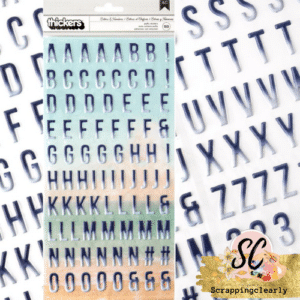 Heidi Swapp Set Sail Thickers Stickers - 169/Pkg