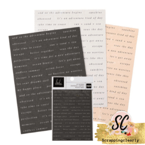 Heidi Swapp Set Sail Sentiment Stickers 123/Pkg