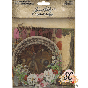 Tim Holtz Idea-Ology Transparent Layers 12/Pkg