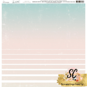 Heidi Swapp Set Sail Double-Sided Cardstock 12"X12" - Sunrise Sunset