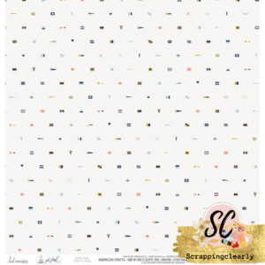 Heidi Swapp Set Sail Double-Sided Cardstock 12"X12" - Tiny Flags