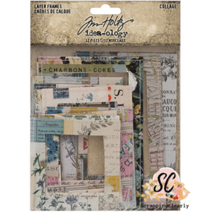 Tim Holtz Idea-Ology Layer Frames 12/Pkg Collage