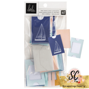 Heidi Swapp Set Sail Mini Envelopes & Pockets 27/Pkg