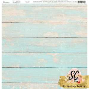 Heidi Swapp Set Sail Double-Sided Cardstock 12"X12" - Wood