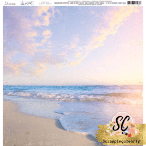 Heidi Swapp Set Sail Double-Sided Cardstock 12"X12" - Sunset Beach