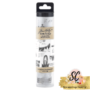 Tim Holtz Idea-Ology Collage Paper 6"X6yds Photographic
