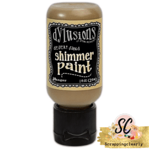Dylusions Shimmer Paint 1oz - Desert Sand