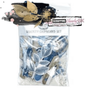 49 and Market Vintage Artistry Serenity Chipboard Bits