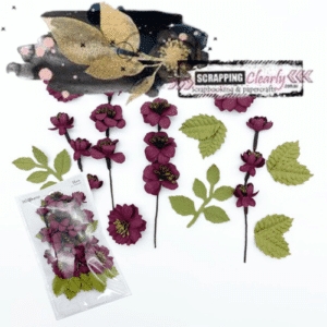 49 And Market Wildflowers Paper Flowers - Plum