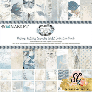 49 And Market Collection Pack 12"X12" Vintage Artistry  - Serenity