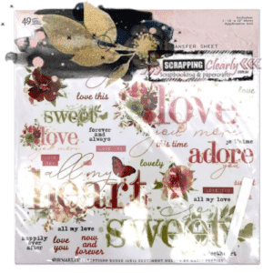 49 and Market ARToptions Rouge Rub-Ons 12"X12" 1/Sheet - Rouge