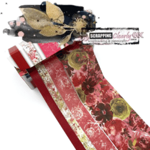 49 And Market Fabric Tape Assortment 4/Rolls - Rouge