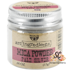 Prima - Finnabair - Art Ingredients - Mica Powder - Pale Silver