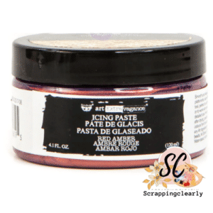 Finnabair Art Extravagance Icing Paste 120ml Jar - Fire Ruby