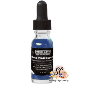 Hero Arts Liquid Watercolor Mulled Deep Ocean