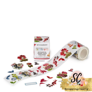 49 And Market Washi Sticker Roll - Gardenia Butterfly