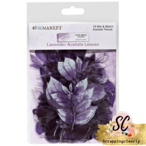 49 & Market Color Swatch: Lavender Acetate Leaves