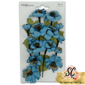 49 And Market Wildflowers Paper Flowers - Slate