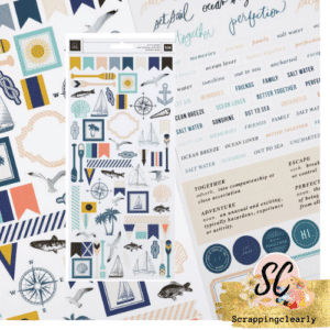 Heidi Swapp Set Sail Cardstock Stickers 151/Pkg