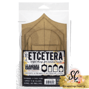 Tim Holtz Etcetera Facades Chipboard